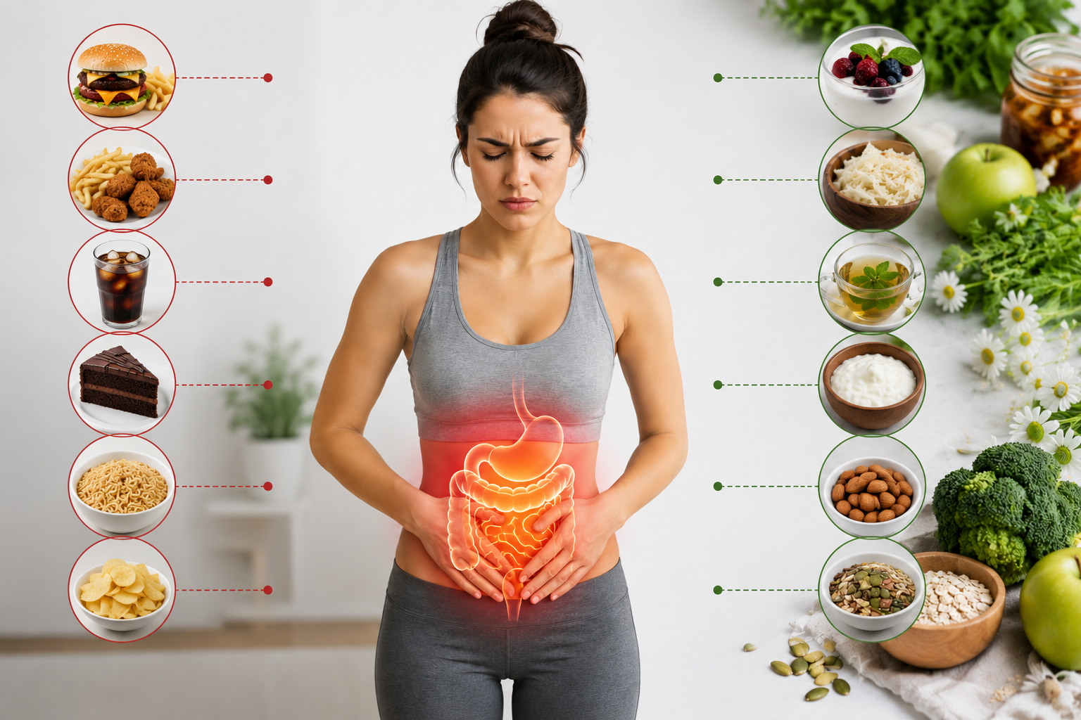 10 Signs of an Unhealthy Gut & How to Fix It Naturally