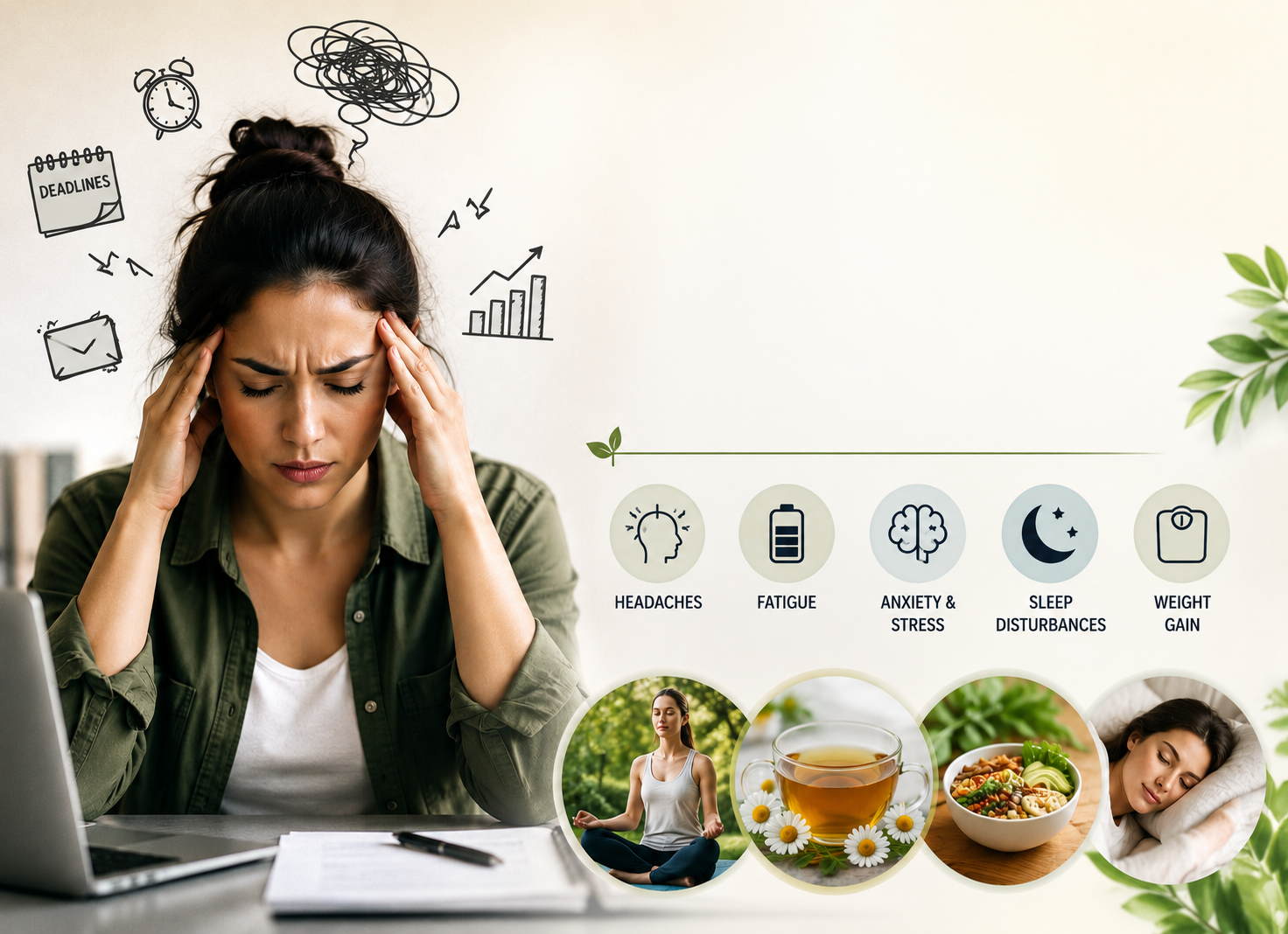 High Cortisol Symptoms: Causes & Natural Ways to Lower It