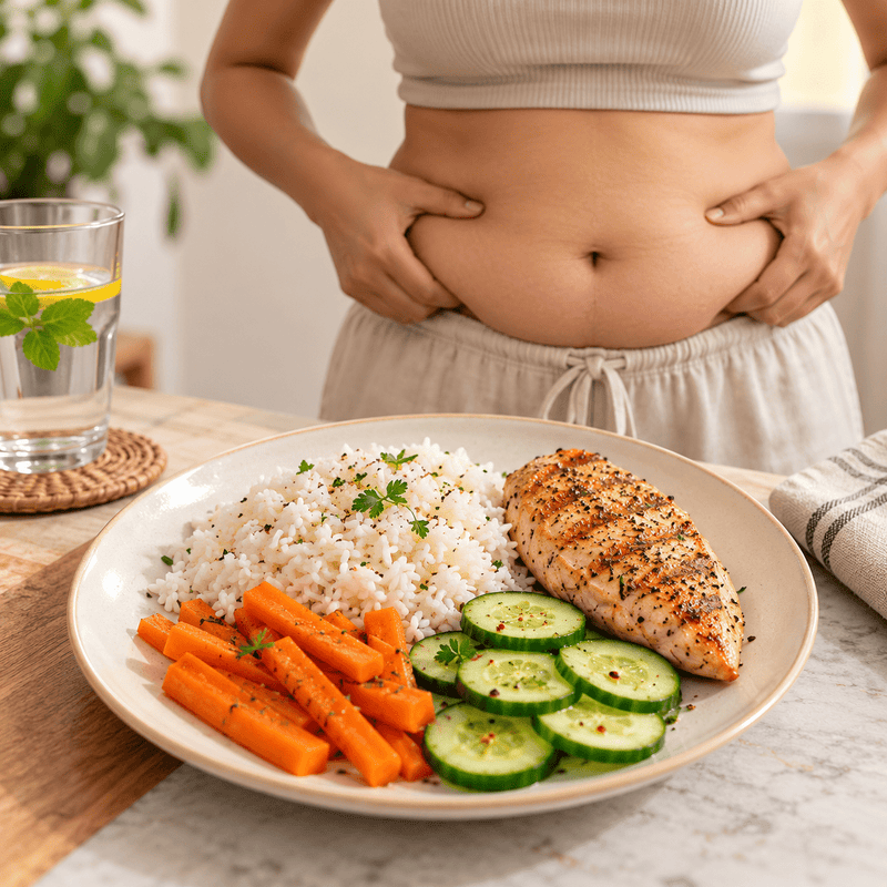 Bloating or Belly Fat Before Your Wedding? Here's How to Tell