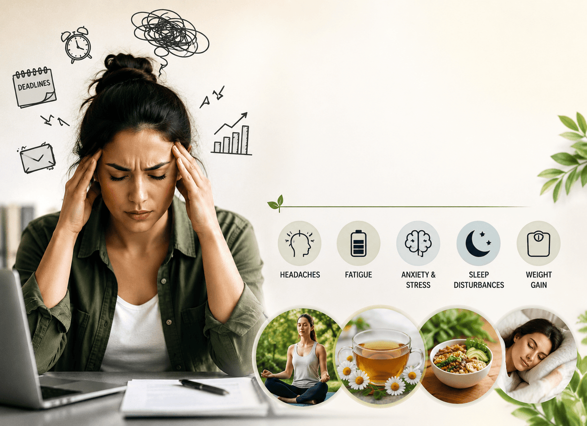 High Cortisol Symptoms: Causes & Natural Ways to Lower It