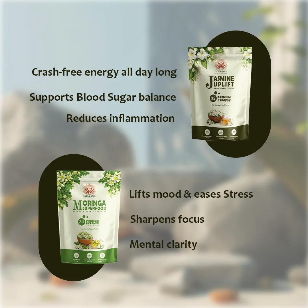 Moringa Superfood & Jasmine Uplift Wellness Combo