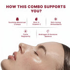 Women's Hormonal Balance & Rosy Skin Glow Wellness Combo