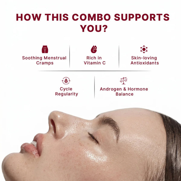 Women's Hormonal Balance & Rosy Skin Glow Wellness Combo