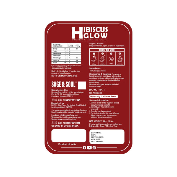 Hibiscus Glow & Pure Focus Wellness Combo