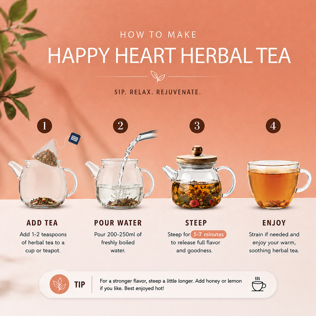 Happy Heart – Herbal Wellness Infusion