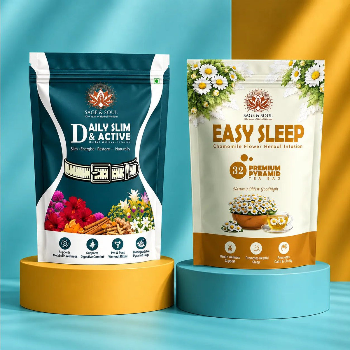 Daily Slim & Easy Sleep | Wellness Combo - Sage & Soul