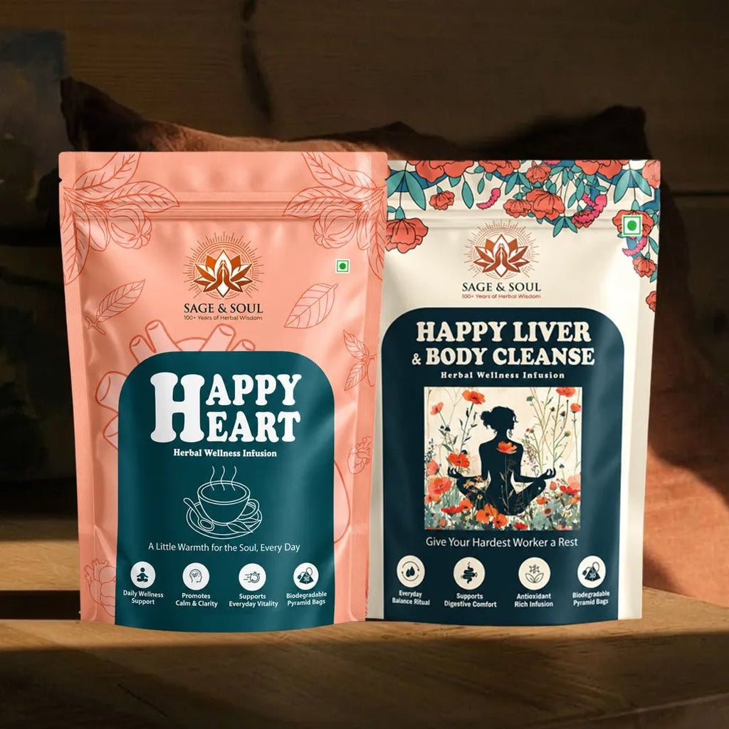 Happy Heart & Happy Liver | Daily Balance Combo - Sage & Soul