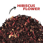 Hibiscus Glow | Antioxidant Herbal Flower Infusion | 32 Premium Pyramid Tea Bags - Sage & Soul