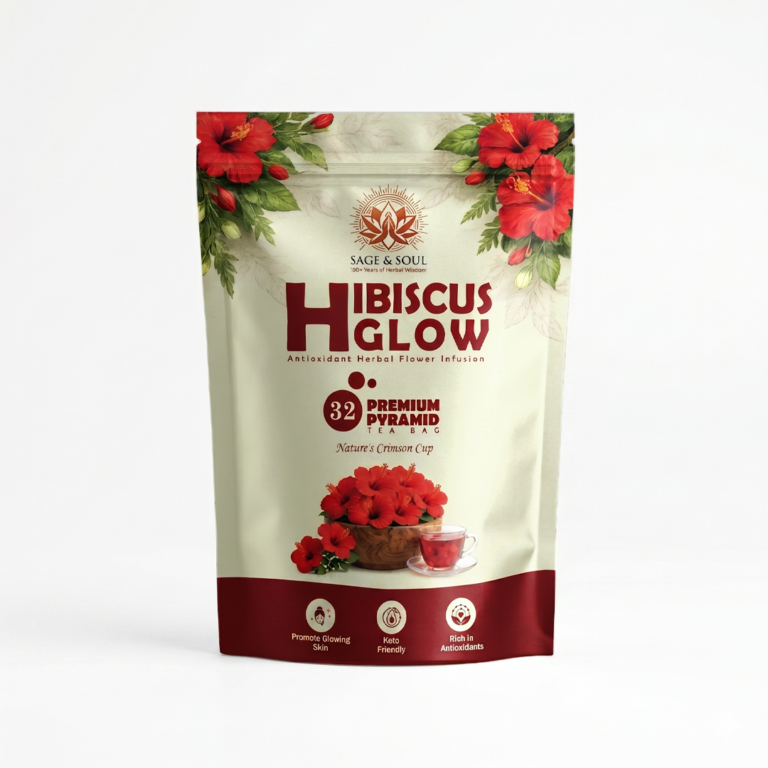 Hibiscus Glow – Antioxidant Herbal Infusion