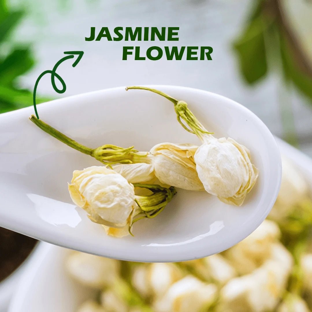 Jasmine Uplift | Floral Mood Support Flower Infusion | 32 Premium Pyramid Tea Bags - Sage & Soul