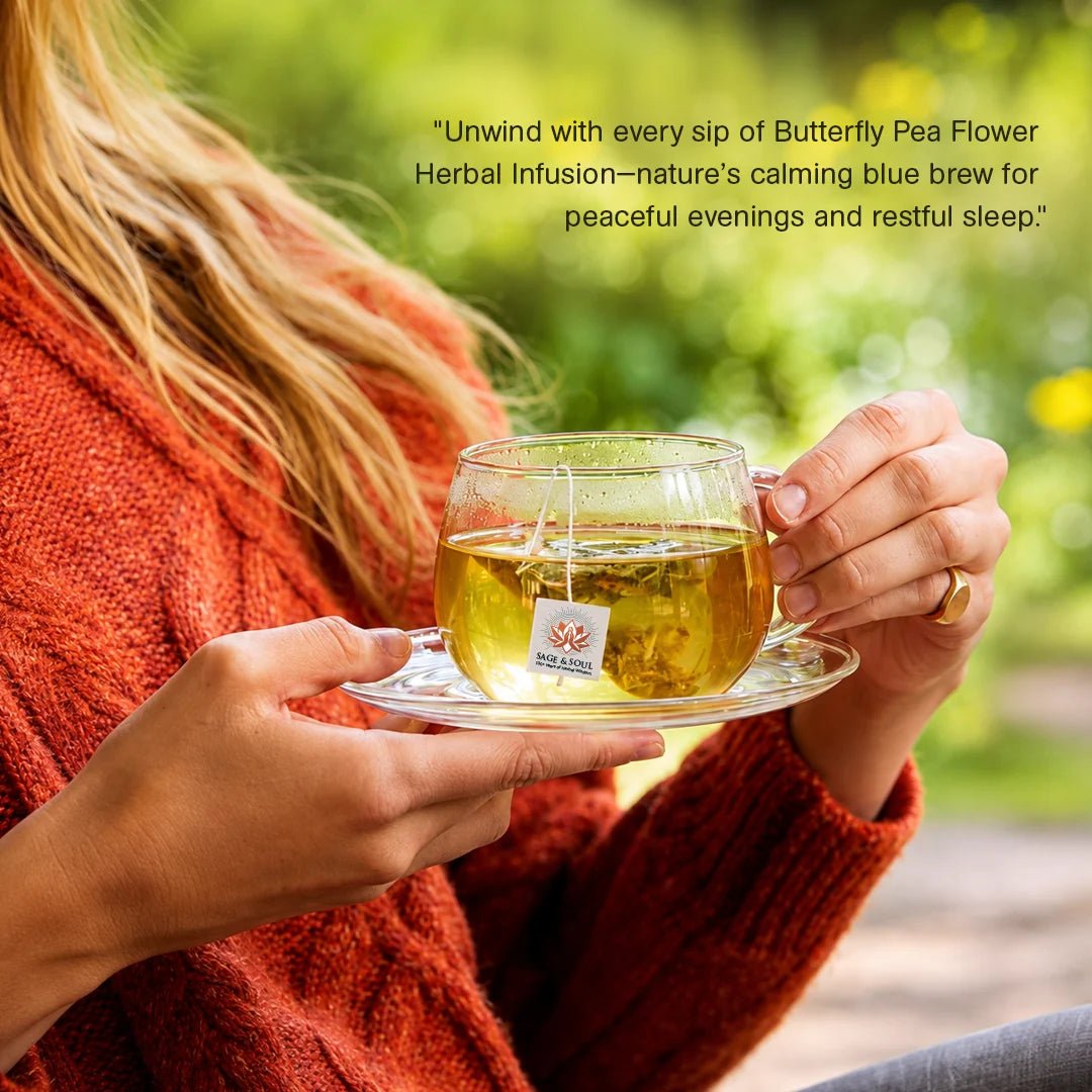 Jasmine Uplift | Floral Mood Support Flower Infusion | 32 Premium Pyramid Tea Bags - Sage & Soul