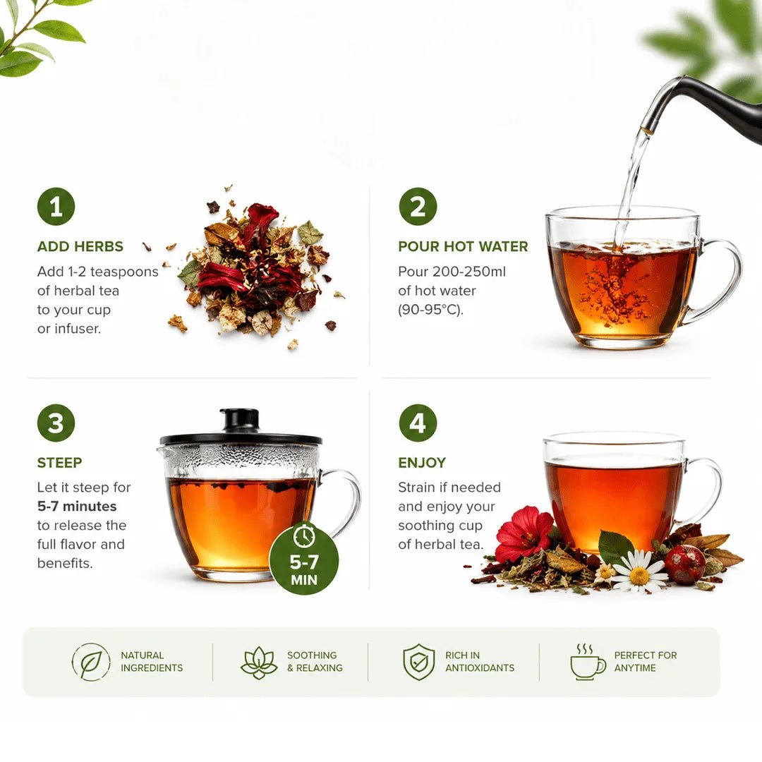 Lady Bloom | Women’s Herbal Wellness Infusion | 30 Premium Pyramid Tea Bags - Sage & Soul
