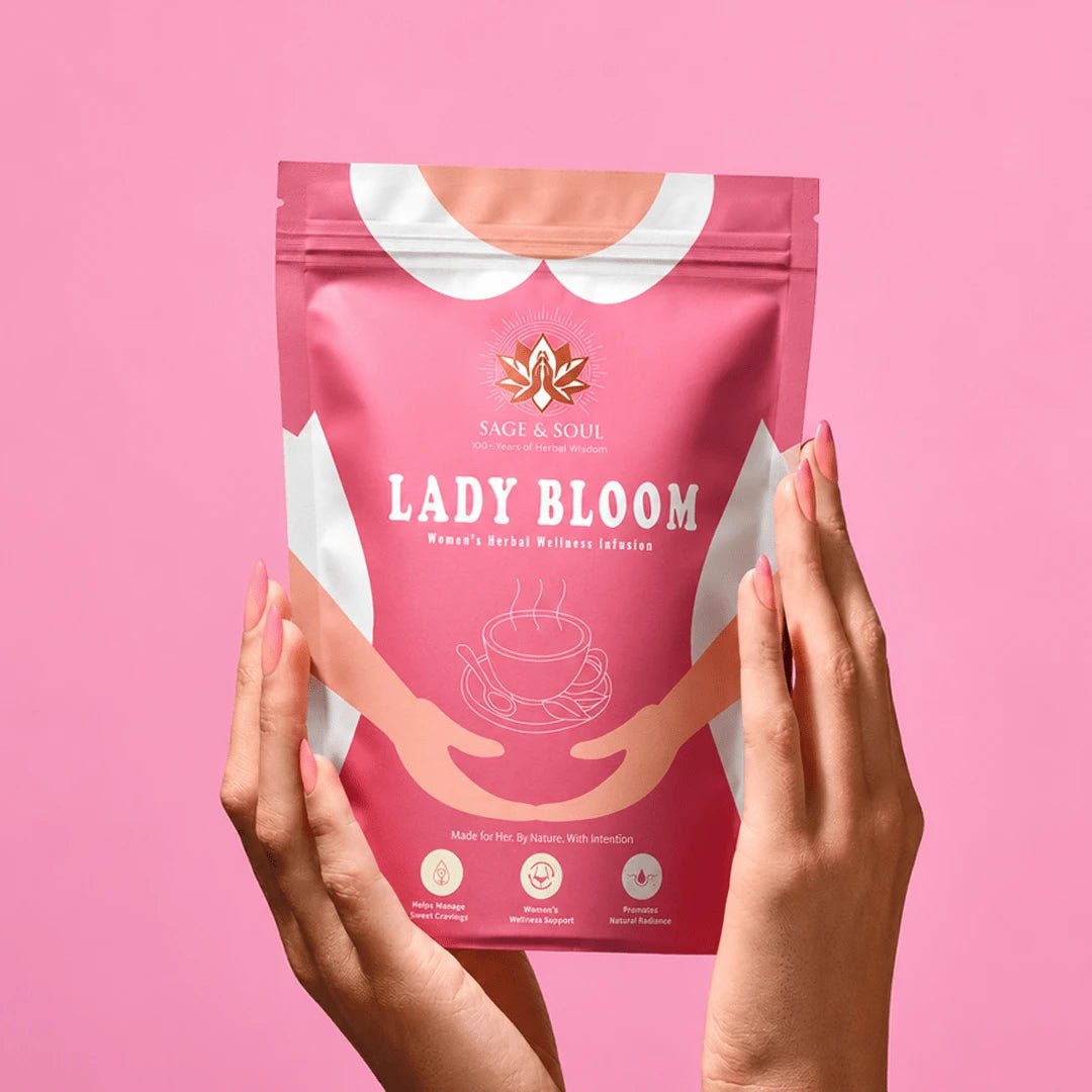 Lady Bloom | Women’s Herbal Wellness Infusion | 30 Premium Pyramid Tea Bags - Sage & Soul