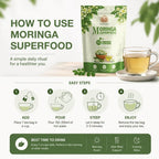 Moringa Superfood | Herbal Wellness Infusion | 30 Premium Pyramid Tea Bags - Sage & Soul