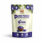 Pure Focus Butterfly Pea | Herbal Flower Infusion | 32 Premium Pyramid Tea Bags - Sage & Soul