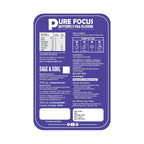 Pure Focus Butterfly Pea | Herbal Flower Infusion | 32 Premium Pyramid Tea Bags - Sage & Soul