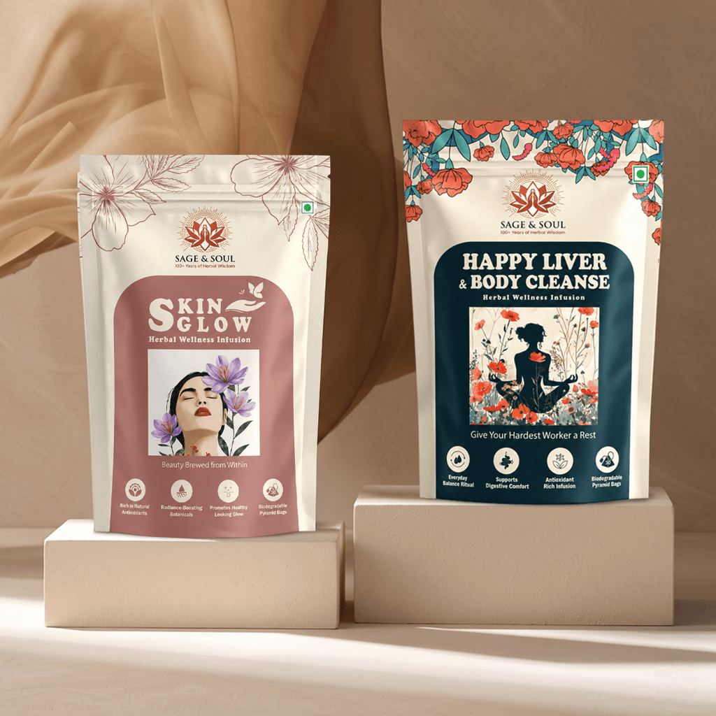 Skin Glow & Happy Liver | Glow & Renew Combo - Sage & Soul